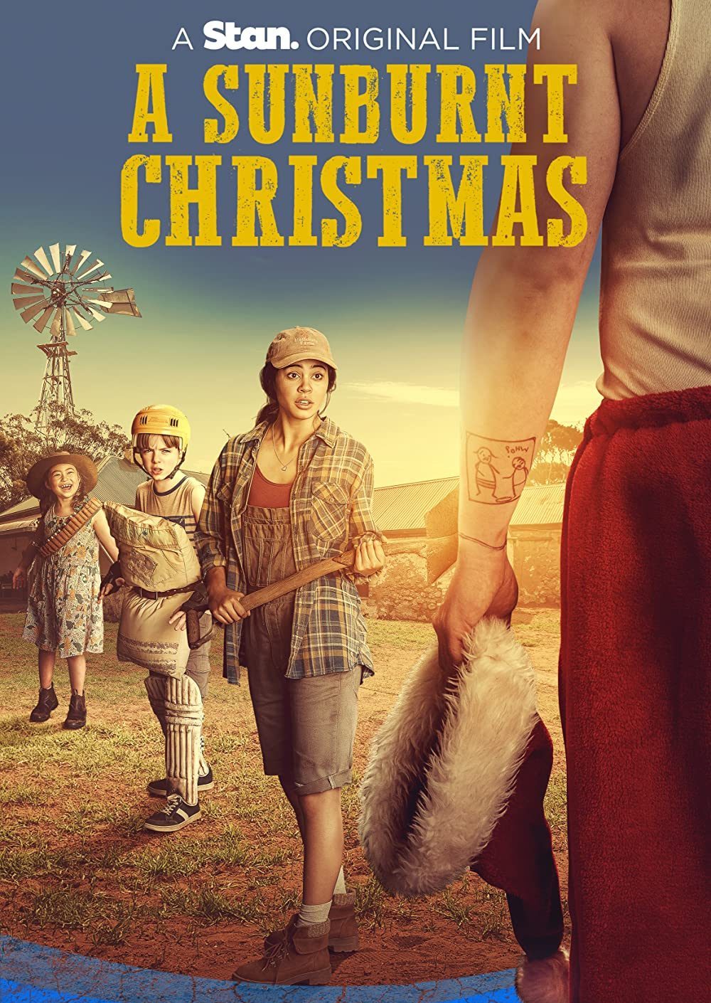 A Sunburnt Christmas Poster